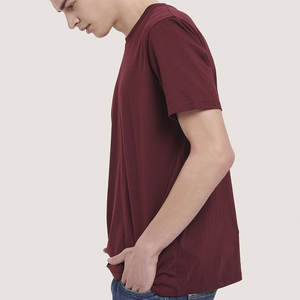 Camiseta de algodón peinado 100% de alta calidad, camisetas lisas y estampadas unisex personalizables - Product Image 4