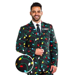 Pantalón abrigo esmoquin Casual Formal hombres trajes blancos 3 piezas hombre vestido de boda abrigo pantalón azul trajes Blazers gran oferta desgaste para hombres - Product Image 3