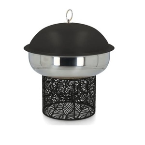 Ensemble de deux casseroles de service avec couvercle en forme de cône plaqué or Casserole isolée à double paroi servant une marmite - Product Image 3