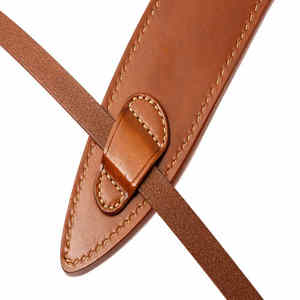 Étui en cuir véritable durable avec logo personnalisé étui de couteau de camping pliant - Product Image 5