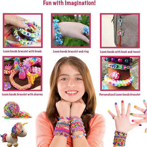 Small DIY <b>Bead</b> Bracelet <b>Kit</b> for Kids Plastic Jewelry Making for Girls for Necklaces - Product Image 4