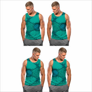 เสื้อกล้ามผู้ชายแบบใหม่ น้ำหนักเบา แห้งเร็ว ไซส์ผู้ใหญ่ สำหรับกิจกรรมกลางแจ้งและออกกำลังกาย - Product Image 6