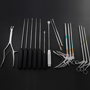 Ensemble d'instruments chirurgicaux uniques pour la colonne vertébrale antérieure, outils de discectomie manuelle pour neurochirurgiens, acier inoxydable de qualité médicale, CE - Product Image 1