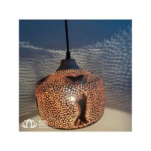 Décoration lampe de table Bonne qualité simple lampe de table en bois lampe en bois salon chambre hôtel chevet art Sky Pham Blue Lotus - Product Image 6