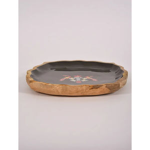 Plateaux à dessert et à nourriture en bois de qualité supérieure Forme personnalisée Grande taille avec Meena Work Idéal pour les repas élégants - Product Image 5