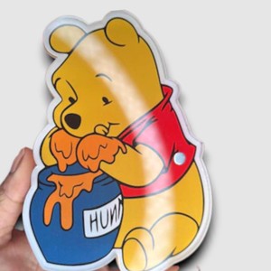 High Quality <b>Bear</b> Eyelash Extension Tiles Heart <b>Flower</b>-Shaped Diamond Acrylic Magnetic Lash Plate Pallet Private Label - Product Image 3