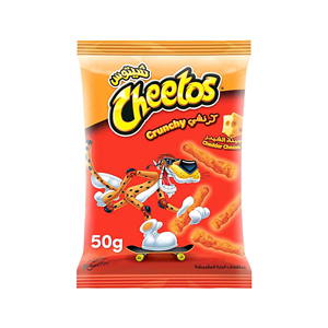 Cheetos Flamin Hot Crunchy Cheese Flavored <b>Snacks</b> 10x8oz 226.8g Contains Red 40 Lake Yellow 6 Lake For Vibrant Color Wholesale - Product Image 3