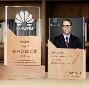 Trofeos de madera de cristal al por mayor 2025 fotos de reconocimiento impresas UV personalizadas mejoran su ceremonia de premios - Product Image 2