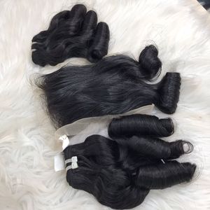 Trama al por mayor, rizado hinchable con cierre, gran stock de cabello virgen de alta calidad 100% cabello virgen, cabello crudo vietnamita - Product Image 3