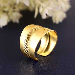 Diseño de hoja de oro servilletero anillo Vintage lujo minimalista estilo para negocios boda fiesta para Casual San Valentín bebé - Product Image 6