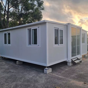 Conteneur Luxe 20 pieds 40 pieds Préfabriqué Petite Maison Conteneur Pliant Maisons Maison Modulaire Préfabriquée avec Salle de Bains et Chambre à Coucher - Product Image 1