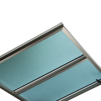 Plaque en polycarbonate texturé transparent durable pour fenêtres extérieures, panneaux de toiture, contrôle de la lumière, protection solaire UV, épaisseur 1,8-6 mm