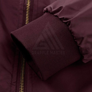High Quality Men's Winter Nylon Polyester Waterproof Bomber Jacket Custom Logo <b>Stand</b> Collar Low <b>Weight</b> High Street Style Letter - Product Image 6