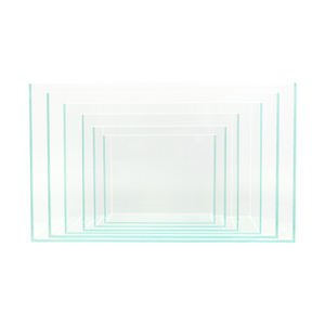 Vente en gros de verre ultra clair verre transparent super blanc 10 20 30 gallons Aquarium à poissons Betta en verre à faible teneur en fer - Product Image 1