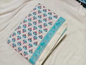 Tela de algodón con estampado de bloques a mano 100%, diseños indios tradicionales, prendas y textiles artesanales en muchos colores - Product Image 2