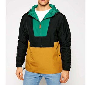 แจ็กเก็ตกันลมผ้าไนลอนสำหรับผู้ชายเสื้อคลุมกันลมกันน้ำได้ออกแบบได้ตามต้องการ - Product Image 1