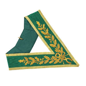 OEM ODM Service Mason Regalia collares en color personalizado con insignias bordadas - Product Image 5