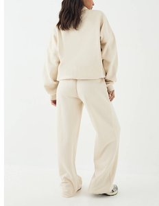 Vêtements de détente modernes et écologiques pour femmes, coupe décontractée et chaude pour l'hiver 2026, pour sorties décontractées, vêtements amples, taille XXL et M, survêtement - Product Image 3