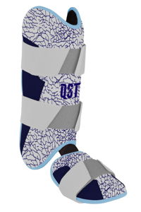 Protège-tibias en cuir pour baseball et softball, durables, légers, personnalisables, protection professionnelle, fermeture auto-agrippante pour la jambe - Product Image 5