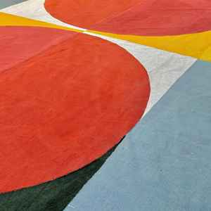 180cm x 90cm Designer Bohème Tapis 100% Brodé Dhurries Home Decor Multicolore Grand Cercle Motif pour Utilisation de Voiture - Product Image 6