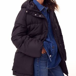 Oversized Zip-Up Quilted Warm <b>Bubble</b> Jackets <b>Top</b> Quality Women's Jackets Custom Made Red Puffer Jacket for Women - Product Image 4