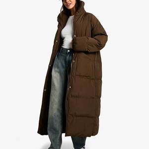 เสื้อโค้ทขนห่านของผู้หญิงบุนวมสำหรับฤดูหนาว2025ออกแบบโลโก้ได้ตามต้องการ - Product Image 3