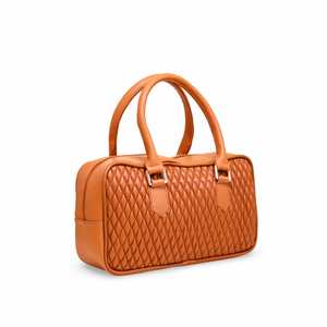 Bolso de mano marrón formal P55603 Bolso de compras elegante - Product Image 2