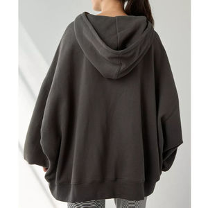 Sweatshirts à capuche pour femmes grande taille personnalisés sweatshirts à capuche surdimensionnés à épaules tombantes femmes Service OEM - Product Image 6