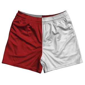 Shorts de rugby personnalisés 2026 respirants, antibactériens, à séchage rapide, grande taille, taille élastique, pour hommes, 100 % polyester, personnalisés - Product Image 1