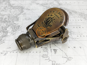 เลนส์กล้องโทรทรรศน์ทองเหลืองสไตล์โบราณ R & J Beck London ปี 1857 |   ของตกแต่งสไตล์วินเทจแนวเดินเรือ ของสะสม ของขวัญ - Product Image 3