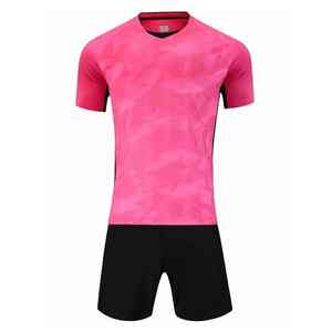 Uniforme de fútbol para niños y hombres, conjunto de fútbol transpirable, pantalones cortos, kit de entrenamiento de equipo de secado rápido personalizado, ropa deportiva de poliéster - Product Image 1