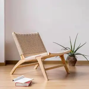 现代坐垫高背复古实木雕刻餐池椅太阳椅躺椅木质躺椅