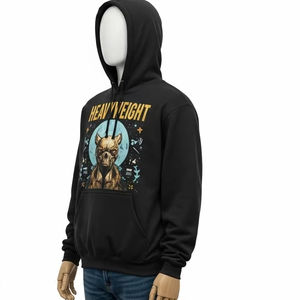 Vente flash : sweat-shirts à capuche pour hommes, hiver, polyester/coton, décontractés, mode, manches régulières, col à capuche uni, broderie - Product Image 5