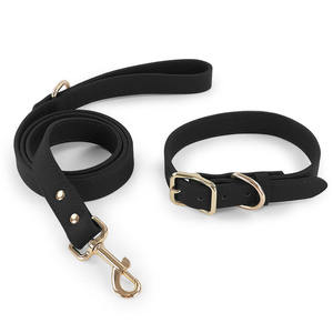 Best Price Stylish Soft Durable Grain Texture PU Leather Dog <b>Collar</b> Rivet Rust-Proof Metal Prong Buckle Pet <b>Puppy</b> Leash Cats - Product Image 3