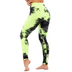 Design personnalisé vierge imprimé par sublimation étiquette tissée beau design Leggings de sublimation Gym Fitness - Product Image 5