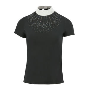 Quantité minimale de commande bas tissu extensible durable chemise d'équitation broderie vêtements équestres chemise de compétition de performance d'équitation - Product Image 4