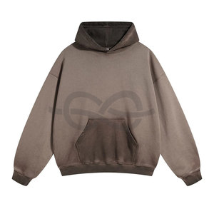 Nuevo diseño personalizado Heavyweight 500 GSM Drop Shoulder Hoodie Premium en blanco Oversized Hoodie Hombres Mujeres 100% Algodón - Product Image 1