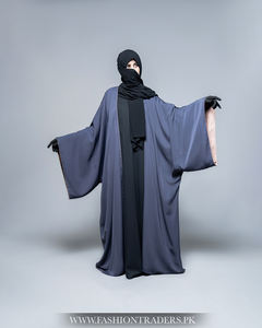 Abaya sur mesure en grande taille en gros pour femmes musulmanes, vêtements islamiques modestes, tissu en polyester de qualité supérieure, longueur au sol, acheteurs en gros - Product Image 4