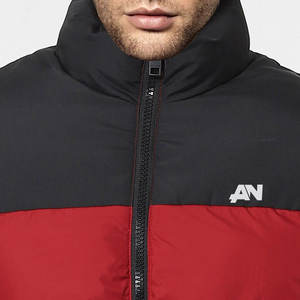 เสื้อแจ็คเก็ตพัฟเฟอร์ผู้ชายสไตล์ไฮสตรีท ปี 2025 สีพื้น กันลม ระบายอากาศ แห้งเร็ว คอตั้ง ลำลอง ผ้าไนลอน - Product Image 2