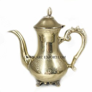 Hotel and Restaurant Silver Ware Aluminum Tea and Coffee Serving <b>Pots</b> and Kettle Exclusive Quality Wholesale Kitchen Tea <b>Pots</b> - Product Image 1