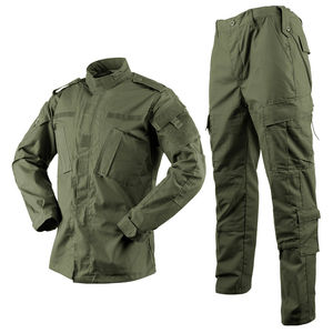 Uniforme tactique professionnel double sécurité en denim camouflage, vêtements de travail imperméables et respirants pour la formation à la sécurité et à la protection - Product Image 6