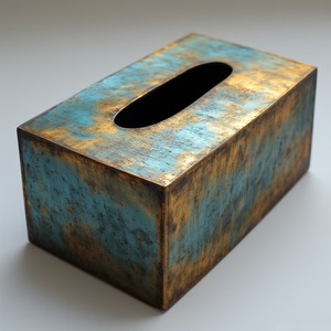 Boîte à mouchoirs en métal artisanale de luxe, couleur et taille personnalisables, design moderne pour une esthétique haut de gamme, valeur esthétique, durabilité à long terme - Product Image 1