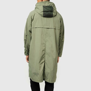 Sweat à capuche OEM fermeture à glissière personnalisée coupe-vent imperméable veste softshell pour hommes Ronpex - Product Image 3