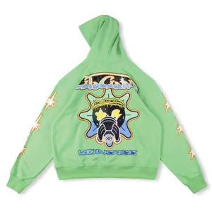 Ensemble de survêtement streetwear avec impression de logo personnalisée, vintage, délavé à l'acide, unisexe, poids lourd, sweat-shirts oversize, hiver, 100% coton - Product Image 6