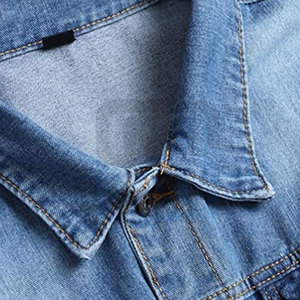 Chaqueta de mezclilla para hombre de diseño personalizado de alta calidad servicios OEM chaqueta de mezclilla de nuevo diseño para hombre - Product Image 3