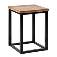 Table basse/de salon moderne et élégante en métal massif et bois, mobilier décoratif pour salon, personnalisable, vente en gros
