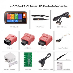 Xhorse VVDI Key Tool MIDI รุ่นพื้นฐาน รองรับการตั้งโปรแกรม IMMO และ TPMS 2 in 1 พร้อมใบอนุญาตโคลน ID48 96 บิต - Product Image 6