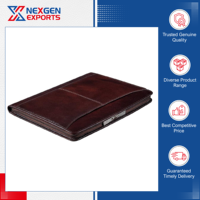 Increíble Oferta, Portafolio de Cuero Genuino, Carpeta Portafolio, Alta Calidad, Diseño Personalizable, Venta al por Mayor Global, Bajo Costo