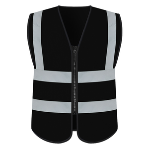 Chaleco DE SEGURIDAD reflectante de alta visibilidad para trabajadores de carreteras Logotipo frontal Ropa DE SEGURIDAD DE INVIERNO-Chaleco de seguridad vial al por mayor - Product Image 3