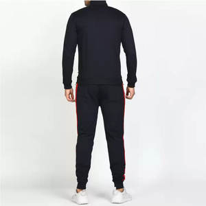 Productos más vendidos Hombres Jogging Ropa deportiva Chándal Nueva llegada Logotipo personalizado Chándales con cremallera en blanco - Product Image 2